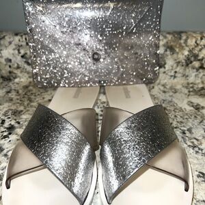 Melissa Lover jelly sandals with pouch